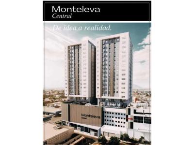 Departamentos en Venta, centro de Monterrey, Monteleva, 41 mt2, 2 recamaras
