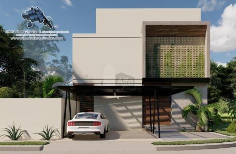 Casa Terminada y Completada en Venta de 3 recamaras mas estudio en 2 terrenos, SMZ-327, Cancun , 340 mt2, 3 recamaras