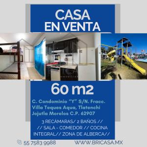 Casa En Condominio en venta en Pueblo Tlatenchi 3 recámaras, 70 mt2, 3 recamaras
