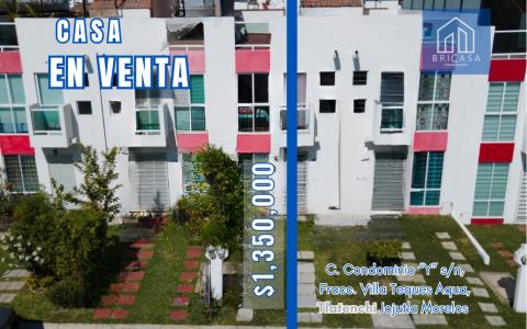 Casa En Condominio en venta en Morelos, 70 mt2, 3 recamaras