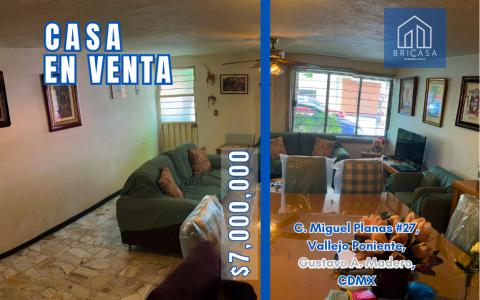 Casa en venta en Vallejo Poniente , 423 mt2, 4 recamaras