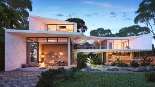 Spectacular Villa Of 3 Levels - Residential Area - 8 Bedrooms. And Large Green Area- Tulum, 486 mt2, 8 recamaras