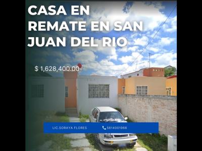 REMATO CASA EN SAN JUAN DEL RIO OPORTUNIDAD, 1 recamaras