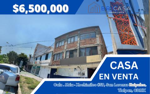 Casa en venta en San Lorenzo Huipulco, 255 mt2, 5 recamaras