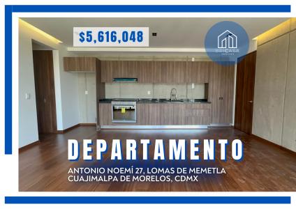 Departamento en venta en Lomas de Memetla , 128 mt2, 2 recamaras