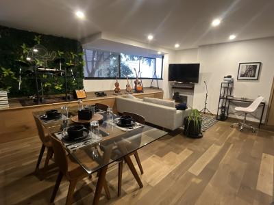 Hermoso y acogedor departamento en la Cuauhtemoc con terraza, 93 mt2, 1 recamaras