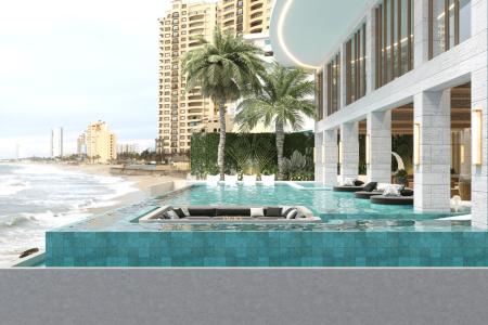 ARTEMISA BEACH RESIDENCE , Vive frente al mar en Mazatlán. Av. Sábalo Cerritos 2 recámaras, 136 mt2, 2 recamaras