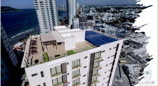 Departamento en venta Vista al Mar en Fraccionamiento Las Gaviotas 2 recámaras, 58 mt2, 2 recamaras