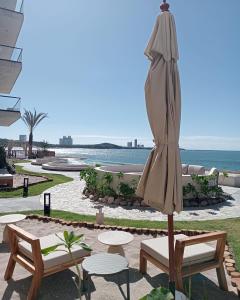 Departamento en venta a pie de playa en Aldea Ananta, 41 mt2, 1 recamaras