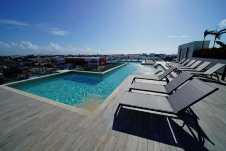Playa Del Carmen, Apartment + Jacuzzi, 94 mt2, 2 recamaras