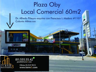 VENTA Local Comercial 60m2  Plaza Oby, 60 mt2, 1 recamaras