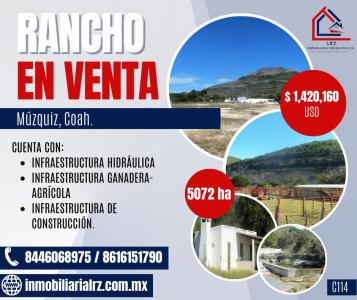 RANCHO EN VENTA 5072 HECTÁREAS, 5072 mt2, 3 recamaras