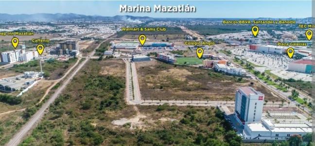 Lotes de uso Mixto en Calle Quinta Avenida en Marina Mazatlán 