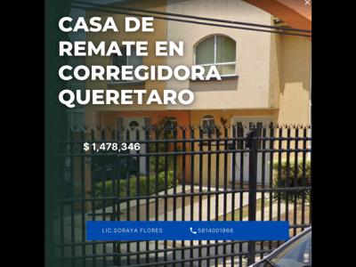 REMATO CASA GRANDE  EN QUERETARO, 180 mt2, 3 recamaras