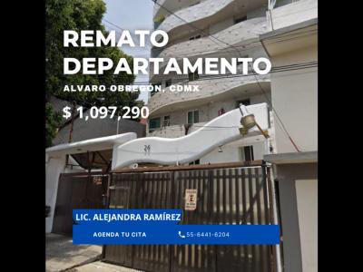 BONITO DEPARTAMENTO EN REMATE, CDMX, 100 mt2, 3 recamaras